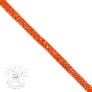 Šnůra Lurex 10 mm orange