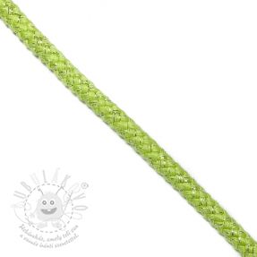 Šnůra Lurex 10 mm lime