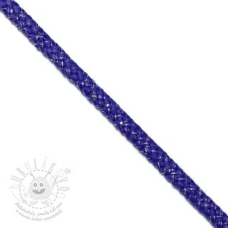 Šnůra Lurex 10 mm cobalt