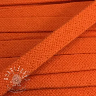 Bavlnená šnůra plochá 15 mm orange