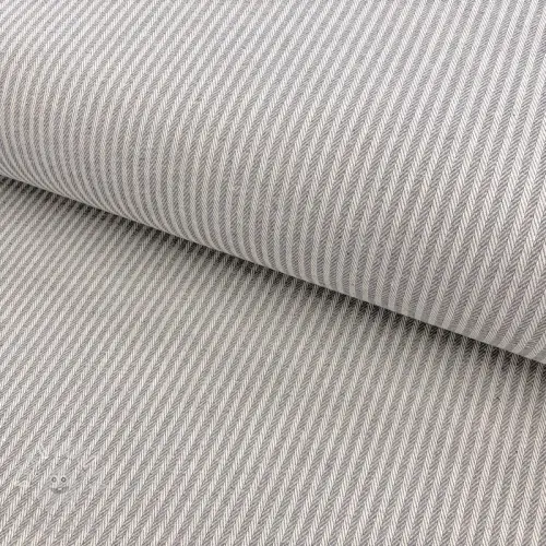 Dekorační látka DOBBY Colored stripe grey
