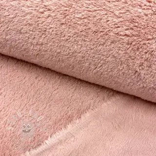 Umělá kožešina LUREX SILVER rose