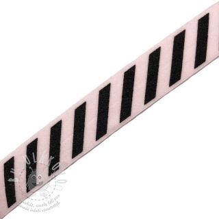 Lemovací guma STRIPE 20 mm light pink