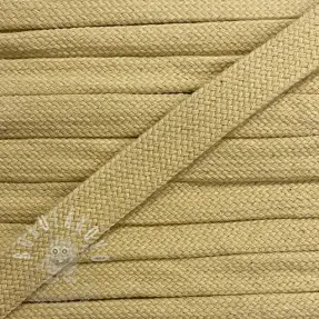 Bavlnená šnůra plochá 13 mm light yellow