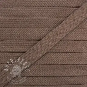 Bavlnená šnůra plochá 13 mm mauve