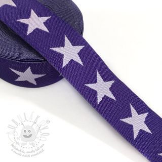 Stuha Stars purple/light purple