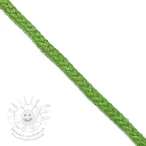 Šnůra Lurex 10 mm green