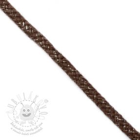 Šnůra Lurex 10 mm brown