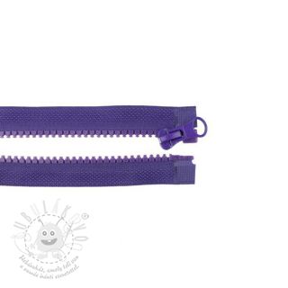 Zip dělitelný 75 cm purple