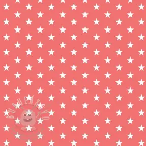 Bavlněná látka Petit stars coral