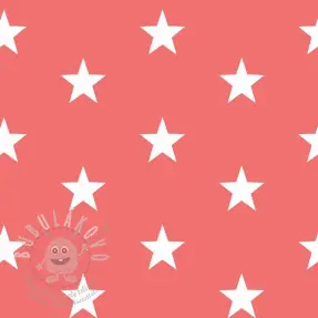 Bavlněná látka Stars coral