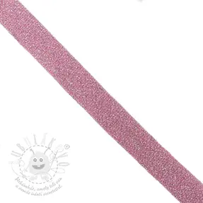 Šikmý proužek LUREX pink