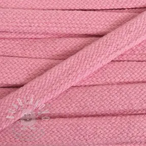 Bavlnená šnůra plochá 15 mm pink