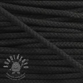Bavlněná šňůra 8 mm black