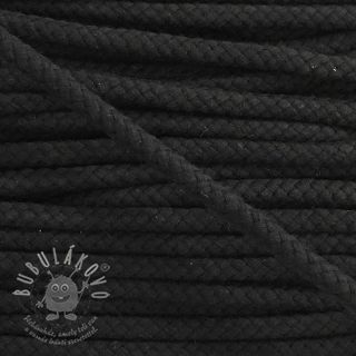 Bavlněná šňůra 8 mm black