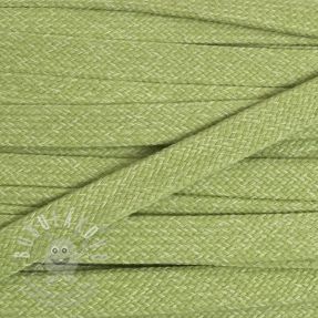 Bavlnená šnůra plochá 15 mm melange lime