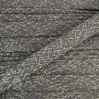 Bavlnená šnůra plochá 15 mm melange grey
