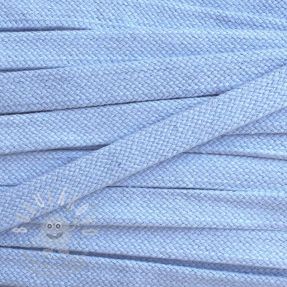 Bavlnená šnůra plochá 15 mm light blue