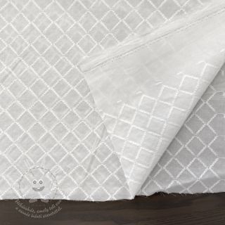 Madeira embroidery Square white
