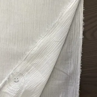 Bavlněná látka EMBROIDERY DOBBY Square white