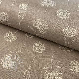 Dekorační látka Linenlook Elegant dandelion taupe