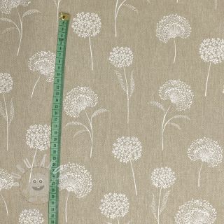 Dekorační látka Linenlook Elegant dandelion natural