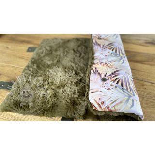 Umělá kožešina dark green