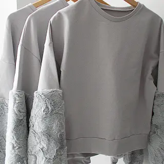 Umělá kožešina light grey