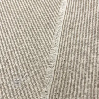 Len s bavlnou Lira medium stripe beige