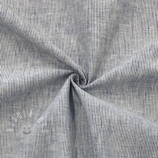Len s bavlnou Lira mini stripe jeans