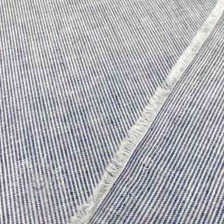 Len s bavlnou Lira mini stripe jeans