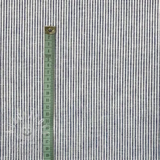 Len s bavlnou Lira medium stripe jeans
