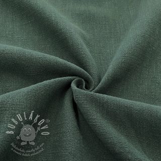 Len předepraný STONEWASHED dark green