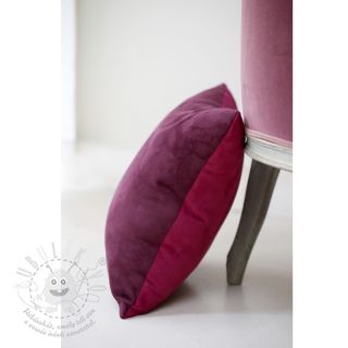 Umělá kůže semiš ALASKA fuchsia/amethyste