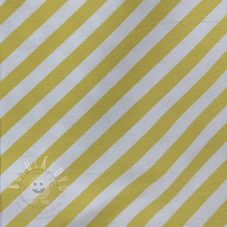 Dekorační látka Stripes pastel yellow II.třída