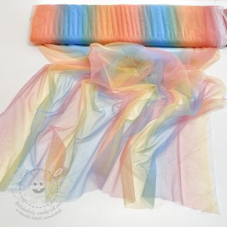 Tyl na TUTU Rainbow glitter design D