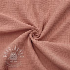 Dvojitá gázovina/mušelín blush