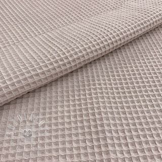 Bavlna s vaflovou vazbou light beige