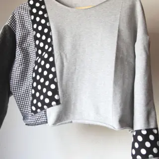Teplákovina počesaná JOGGING light grey