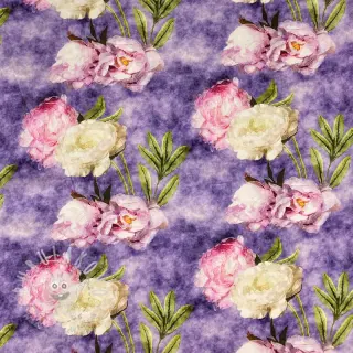 Viskóza Artistic flowers design C digital print