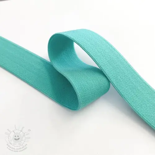 Levně Guma hladká 2,5 cm old green