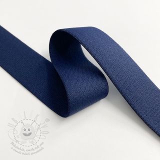 Guma hladká 2,5 cm dark blue