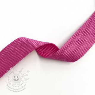 Popruh 2,5 cm fuchsia