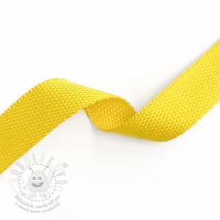 Popruh 2,5 cm yellow