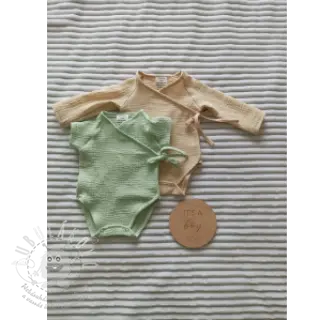 Dvojitá gázovina/mušelín mint ORGANIC