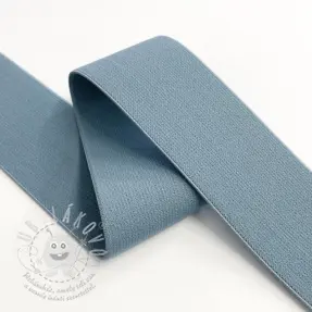 Guma hladká 4 cm steel blue
