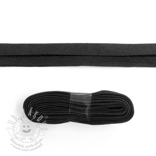 Lemovací proužek bavlna - 3 m black