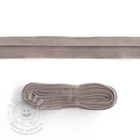 Lemovací proužek bavlna - 3 m taupe