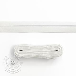 Lemovací proužek bavlna - 3 m white