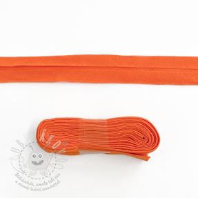 Lemovací proužek bavlna - 3 m orange